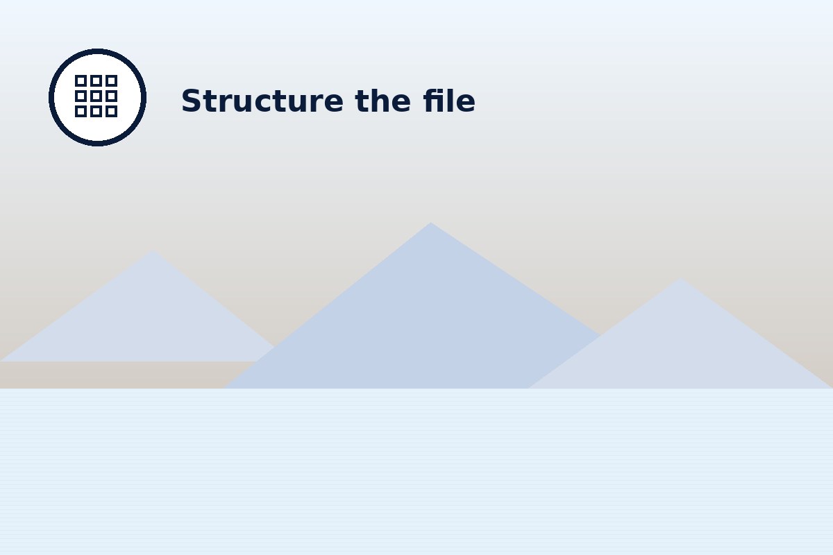 North Vancouver inspired scene for structuring